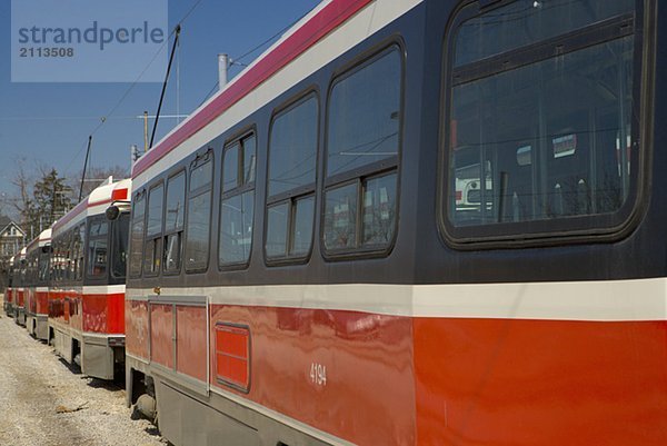 'Electric Streetcar  Toronto Transit System  no carbon emissions