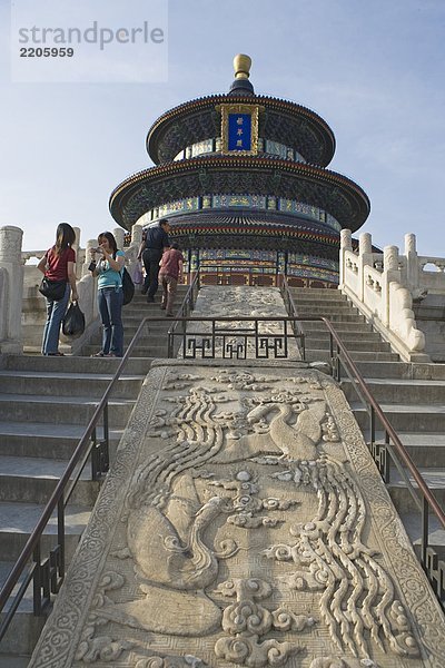 Touristen-Pagode  Temple Of Heaven  Beijing  China