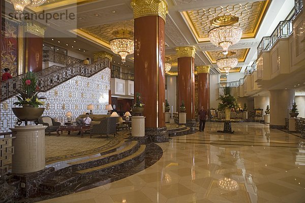 Innere der Hotel-lobby