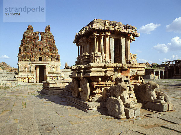 Indien  Karnataka  Hampi  Vitthala Tempel XVI Jahrhundert