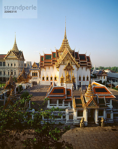 Ansicht der Chakri Mahaprasat  Königspalast  Bangkok  Thailand