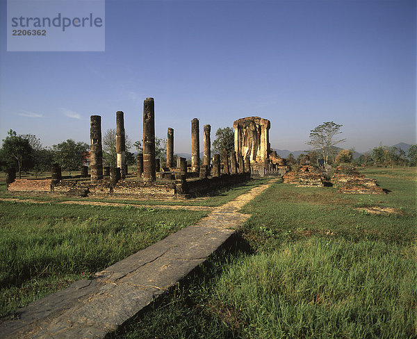Ruinen von Wat Chetupon  Sukhothai  Thailand