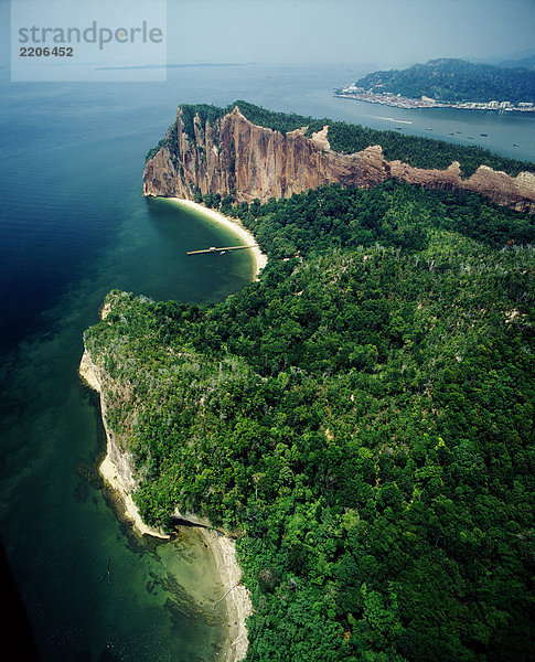 Malaysia  Sabah. Sempurna Bay  Luftbild