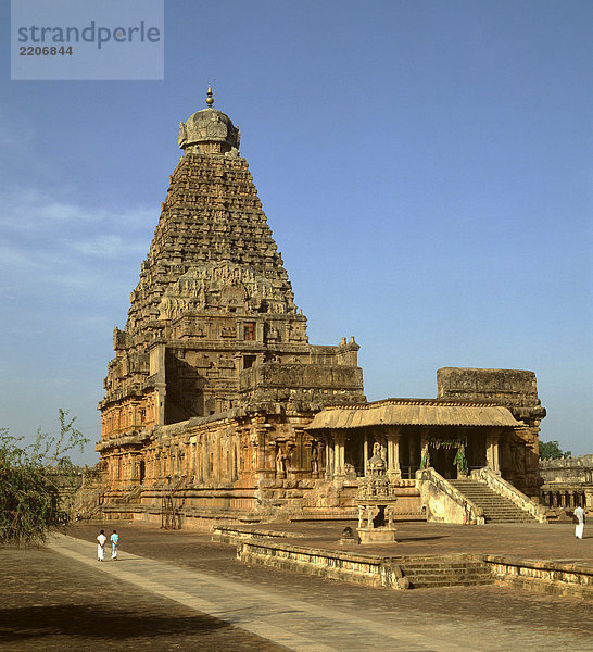 Tanjavur  Bradishvara-Tempel  (1000 n. Chr.) Chola Dinastyindia  Tamil Nadu