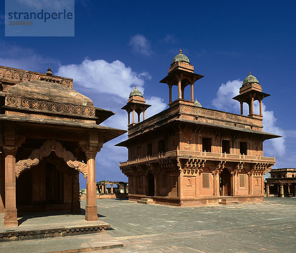 Fatehpur Sikri  Akbar Palace. Indien