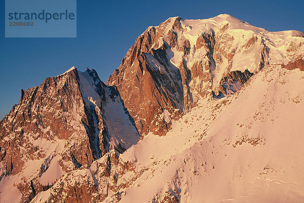 Aostatal. Alpen des Mont Blanc-Gruppe