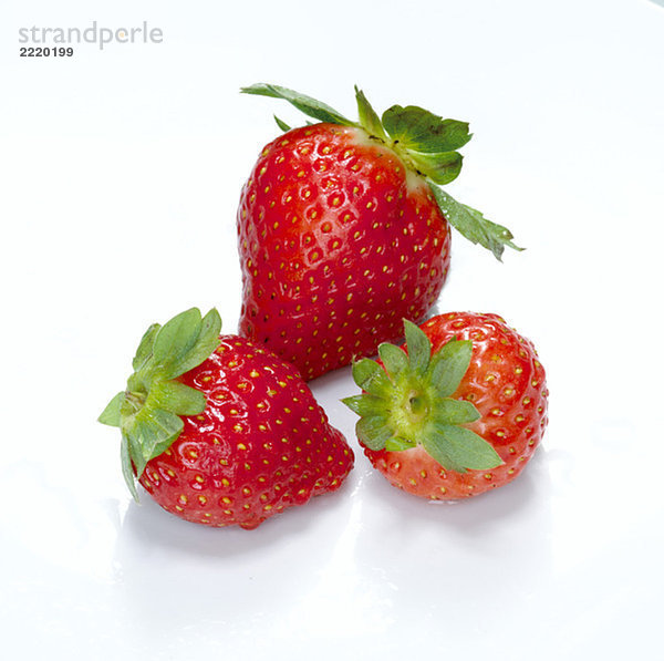 Frische Erdbeeren  Nahaufnahme