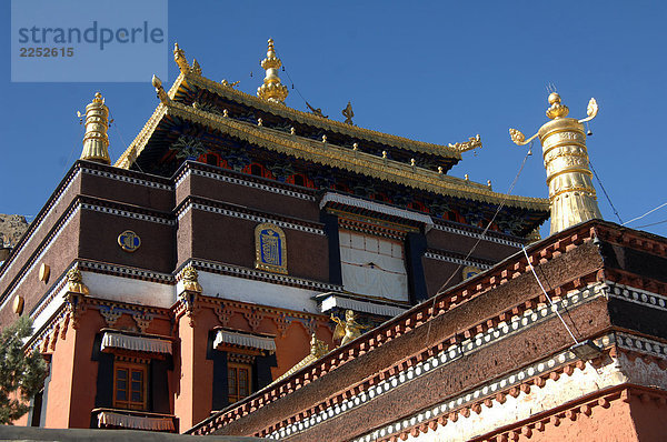 Untersicht des Tempels  Jokhang Tempel  Lhasa  Tibet  China