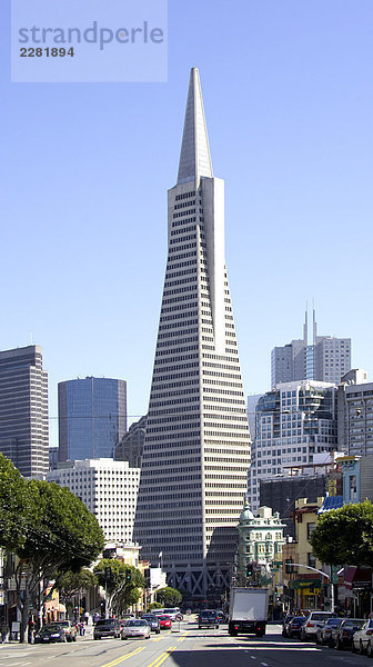 USA  California  San Francisco. Die Transamerica Pyramid
