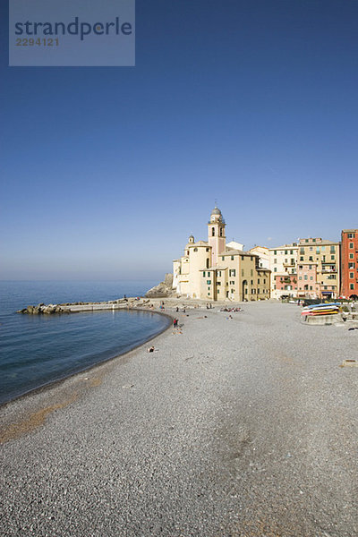 Italien  Ligurien  Camogli  Strand