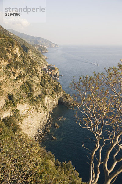 Italien  Ligurien  Vernazza  Ligurisches Meer