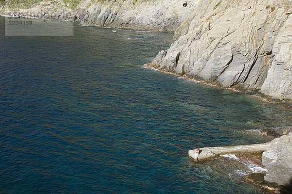 Italien  Ligurien  Manarola  Ligurisches Meer
