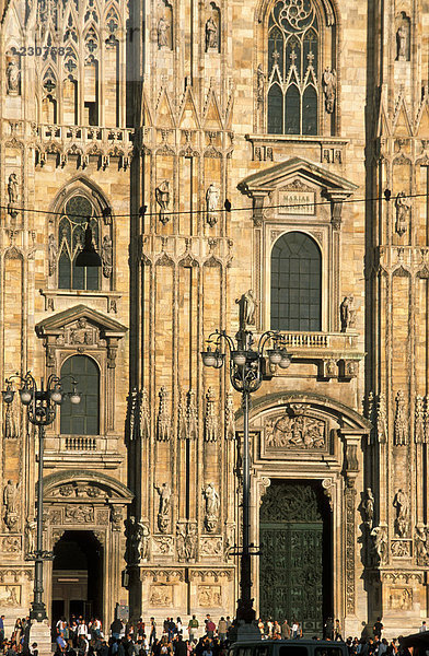 Lombardei  Mailand  der Duomo
