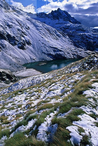 Italien  Lombardei  Orobie Regionalpark  Mount Costone und Barbellino See