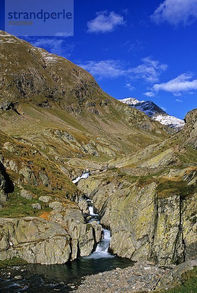 Italien  Lombardei  Orobie Regionalpark  Serio river