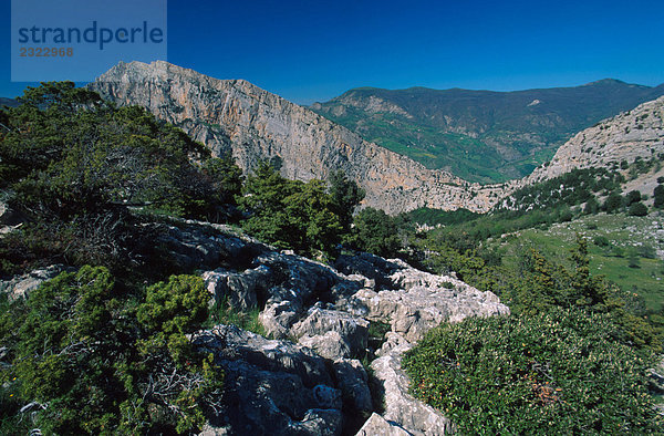 Kalabrien  Pollino Nationalpark  das Raganello-Tal