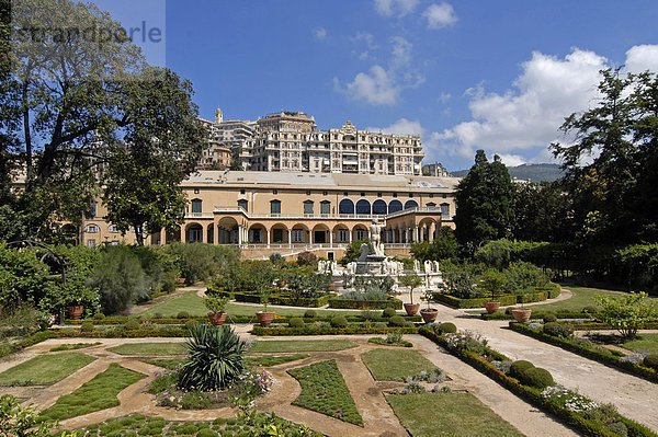 Palast Schloß Schlösser Genua Italien Ligurien Villa