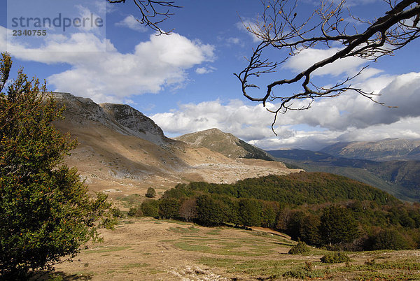 Italien  Molise  Nationalpark Abruzzen  Latium  Molise  Mare Mountain Mainarde Kette