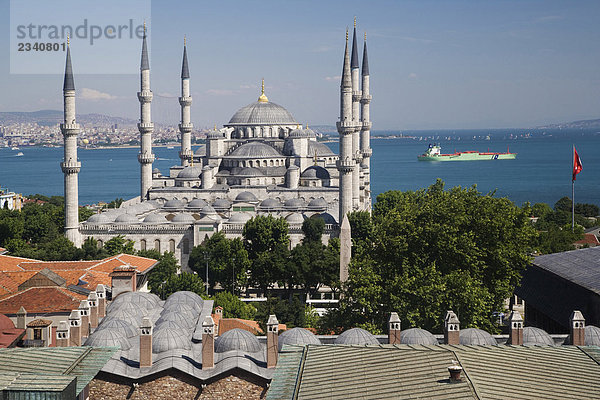 Istanbul  Türkei Sultanhamet Moschee  Blaue Moschee