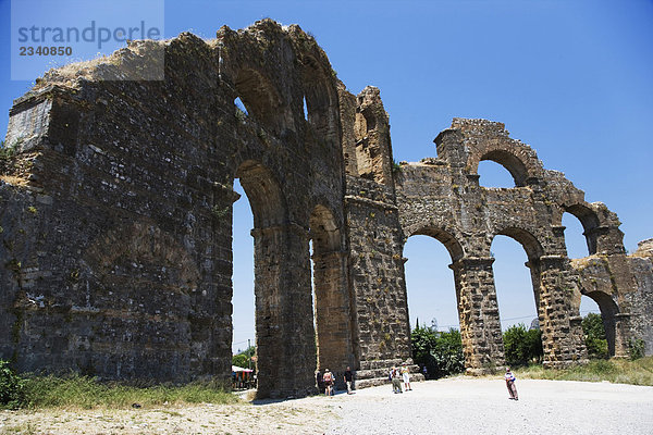 Türkei  Antalya  Aspendos  der Roman AqueductSecond Jahrhundert A.D.