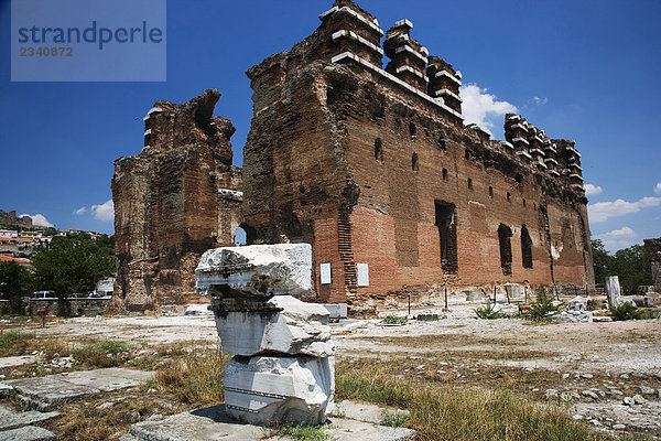 Türkei  Pergamon  die antike Basilika bekannt als Red Gericht oder Tempel des Serapis