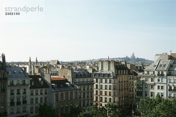 Dachflächen  Paris  Frankreich