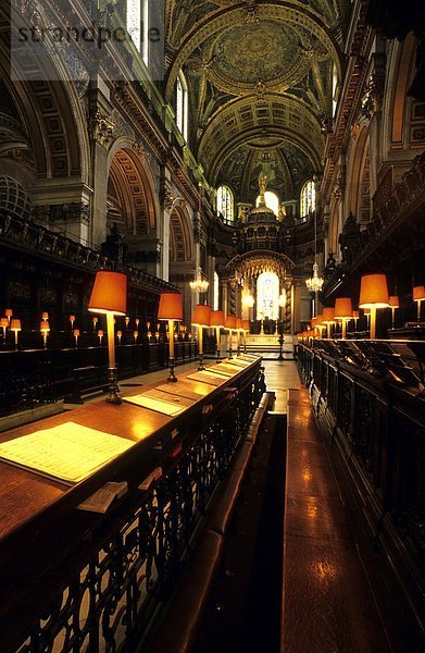 Großbritannien  England  London  Innenraum der Kathedrale St. Paul