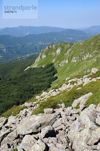 Italien  Emilia-Romagna  Mount Acuto Apennin