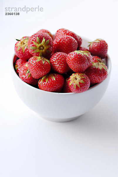 Schüssel mit Erdbeeren