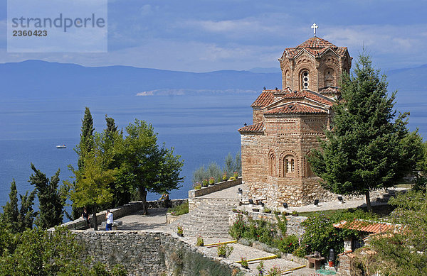 Mazedonien  Ohrid. Mazedonien  Ohrid. Sveti Jovan Bogoslov Kaneo Kirche