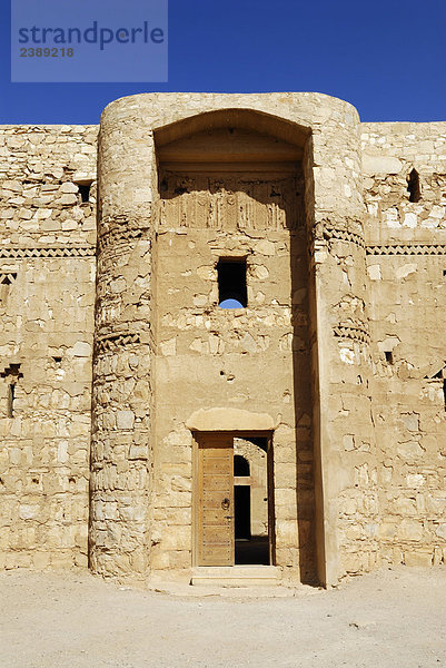 Fassade des Schlosses  Qasr Kharana  Jordanien