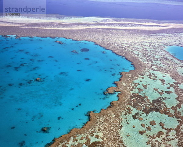 Luftaufnahme des Great Barrier Reefs