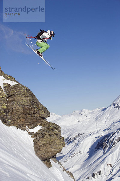 Österreich  Arlberg  Albona  Skispringen