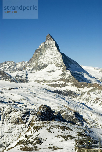 Schweiz  Matterhorn  Gebirge