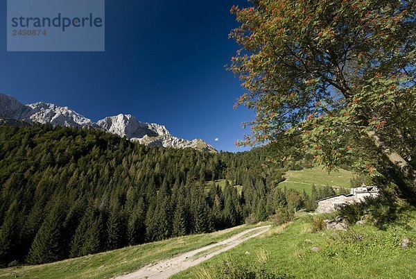 Italien  Lombardei  Orobie Regionalpark  Gehweg