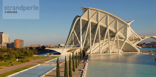 Spanien  Valencia  Stadt der Künste und Wissenschaften: das Museum der Wissenschaften Principe Filipe