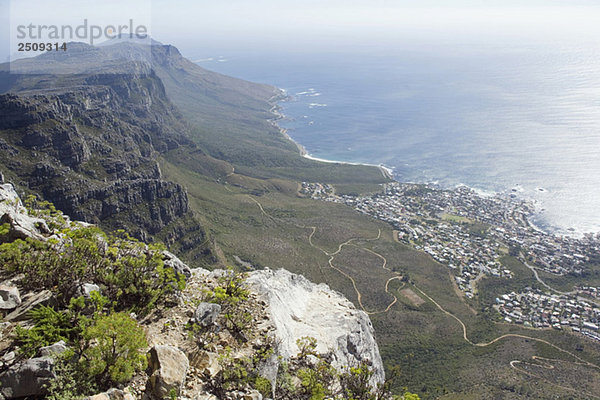 Südafrika  Kapstadt  Blick vom Tafelberg