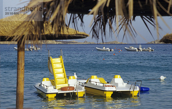 Italy  Sardinia  Pedal boats