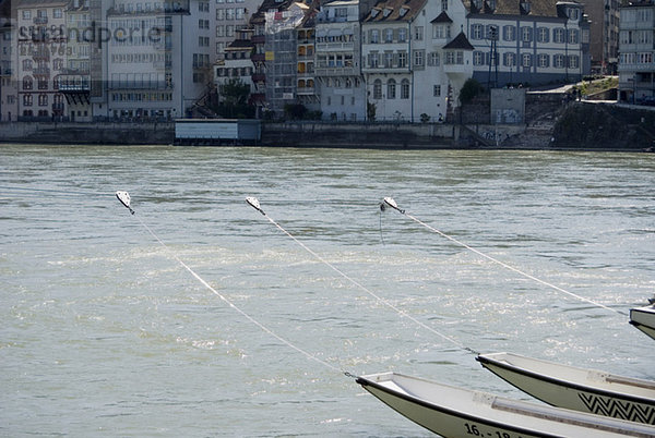 Switzerland  Basel  Rhine river