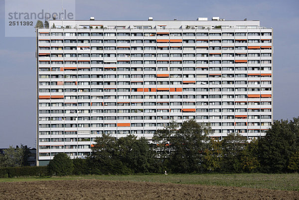 Germany  Bavaria  Munich  Large Apartment Building