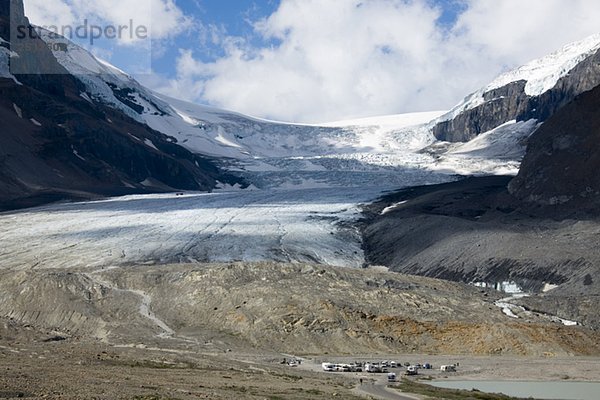 Athabasca Glacier  Columbia Icefield  Jasper National Park  Alberta  Canada