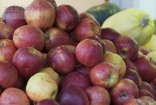 Organic Apples and squash