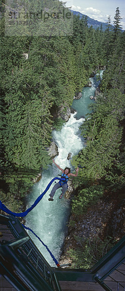 Bungee Jumping  Whistler  BC  Canada