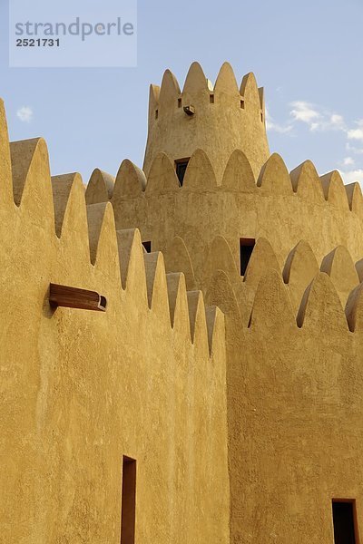 Untersicht of Fort  Al Ain Fort. Al Ain  Abu Dhabi  Vereinigte Arabische Emirate
