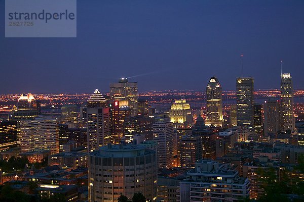 Montreal Skyline at Night  Québec.