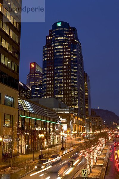 McGill-Universität und College Street  Montreal  Quebec.