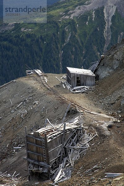 Old Mine Workings  Sweeney Mountain  BC