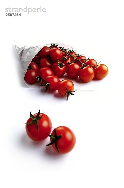 Tomaten im Sack  erhöhte Ansicht
