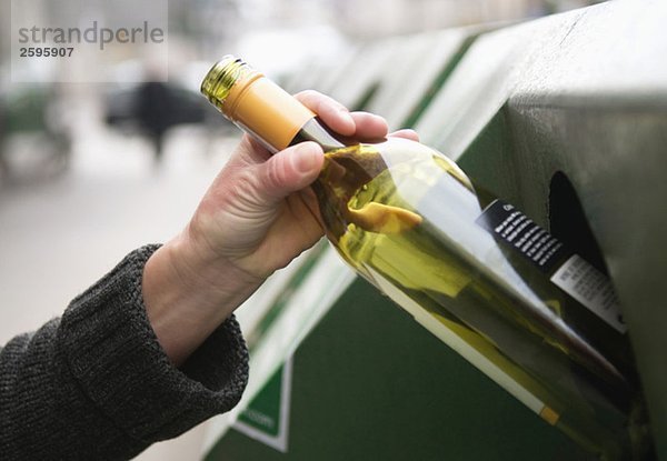 Recycling-Flasche