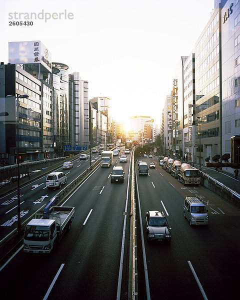Leben in der Stadt in Tokio Japan